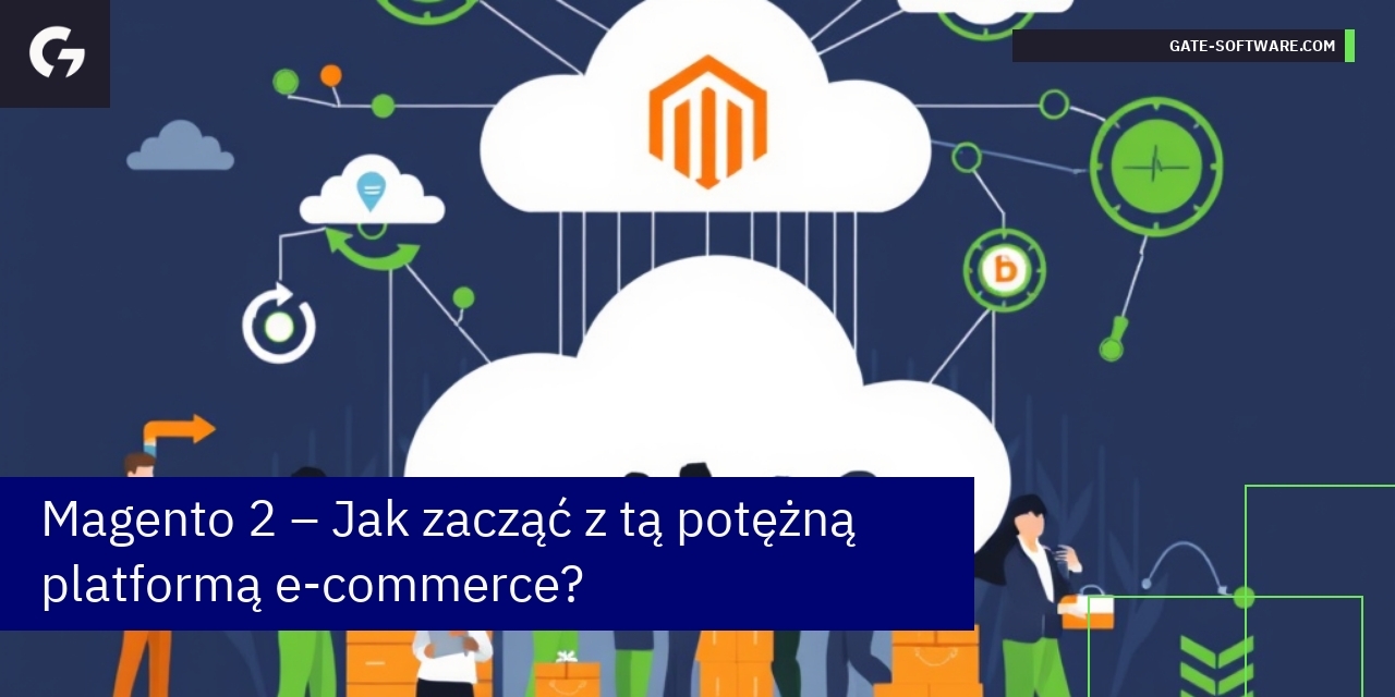 Grafika przedstawiająca wdrożenie Magento 2