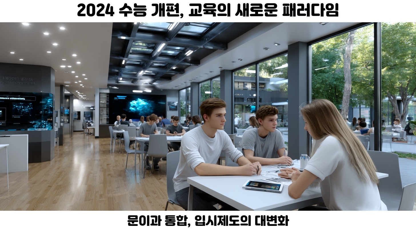 수능 개편안의 핵심 사항과 변경 내용 정리