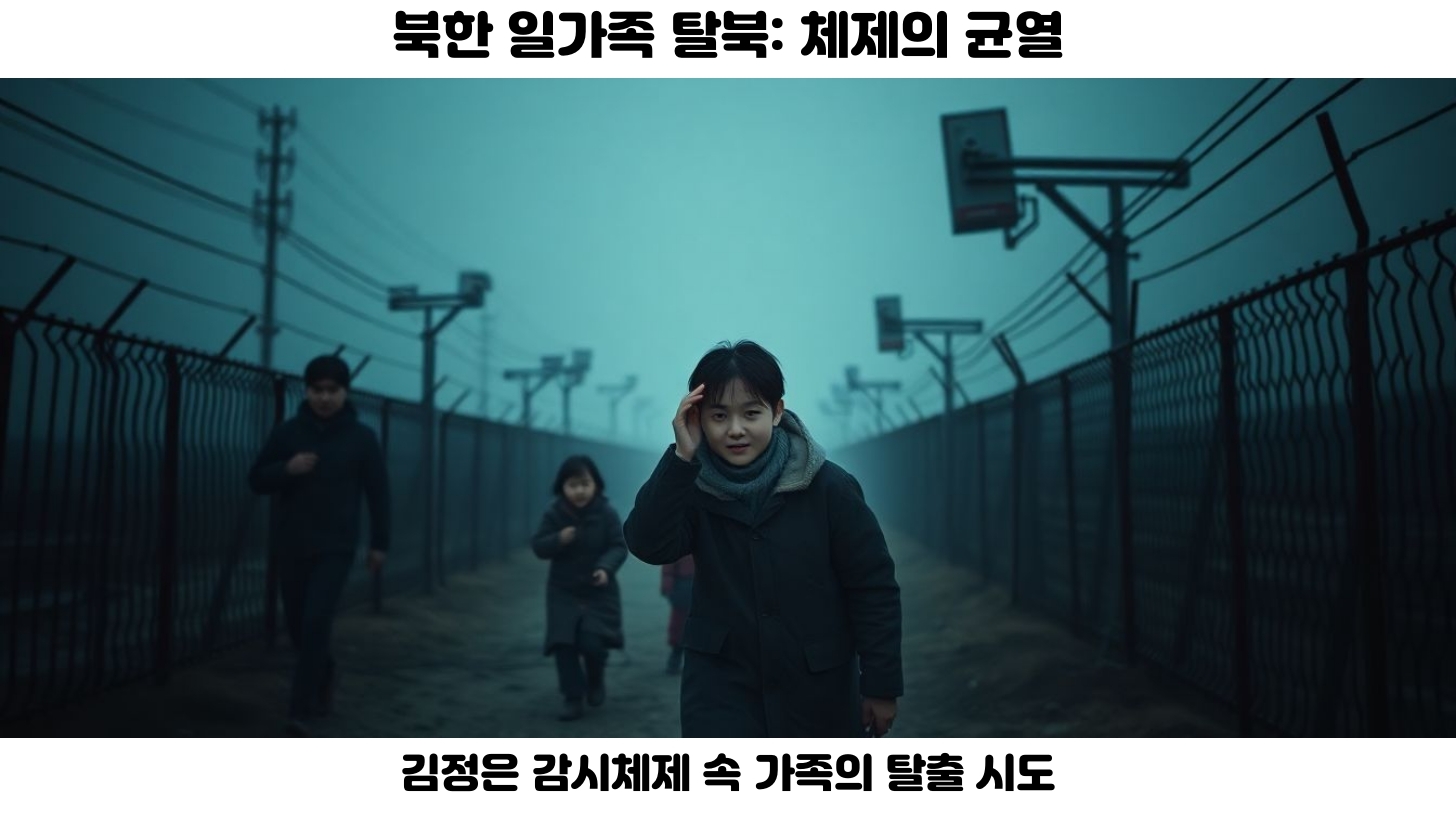 북한에서 일가족 탈북 사건: 김정은 체제와 국경 긴장 고조 2 양강도에서 발생한 탈북 사건의 배경 및 경과