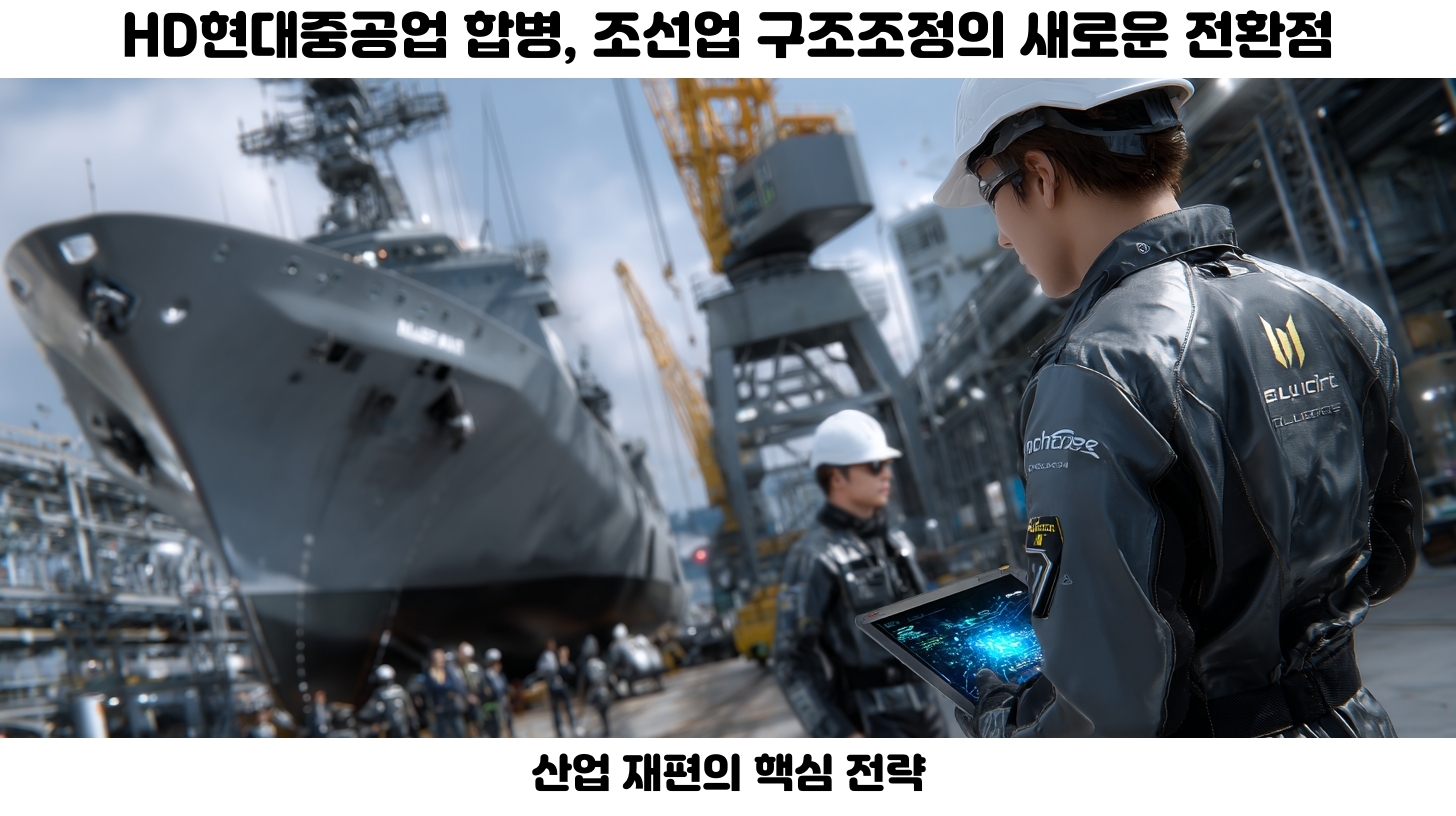 HD현대중공업 합병의 배경과 이유 분석