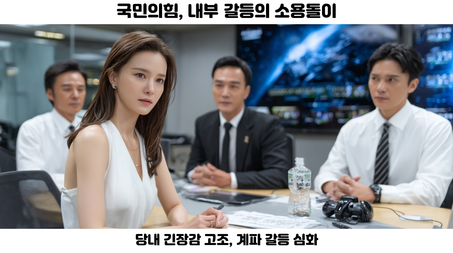 국민의힘 당내 갈등의 배경과 원인 분석