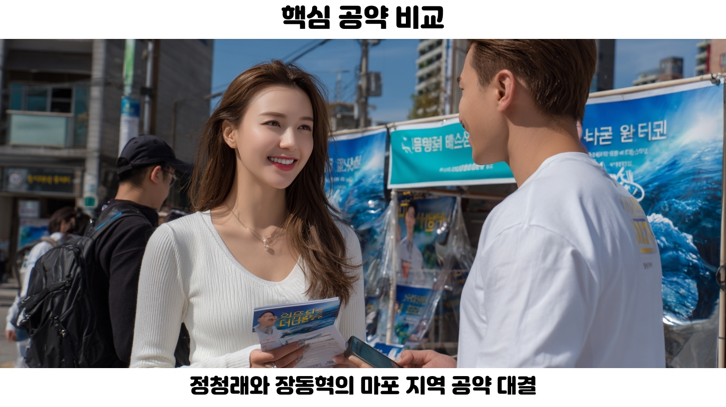 정청래와 장동혁의 민심 경쟁