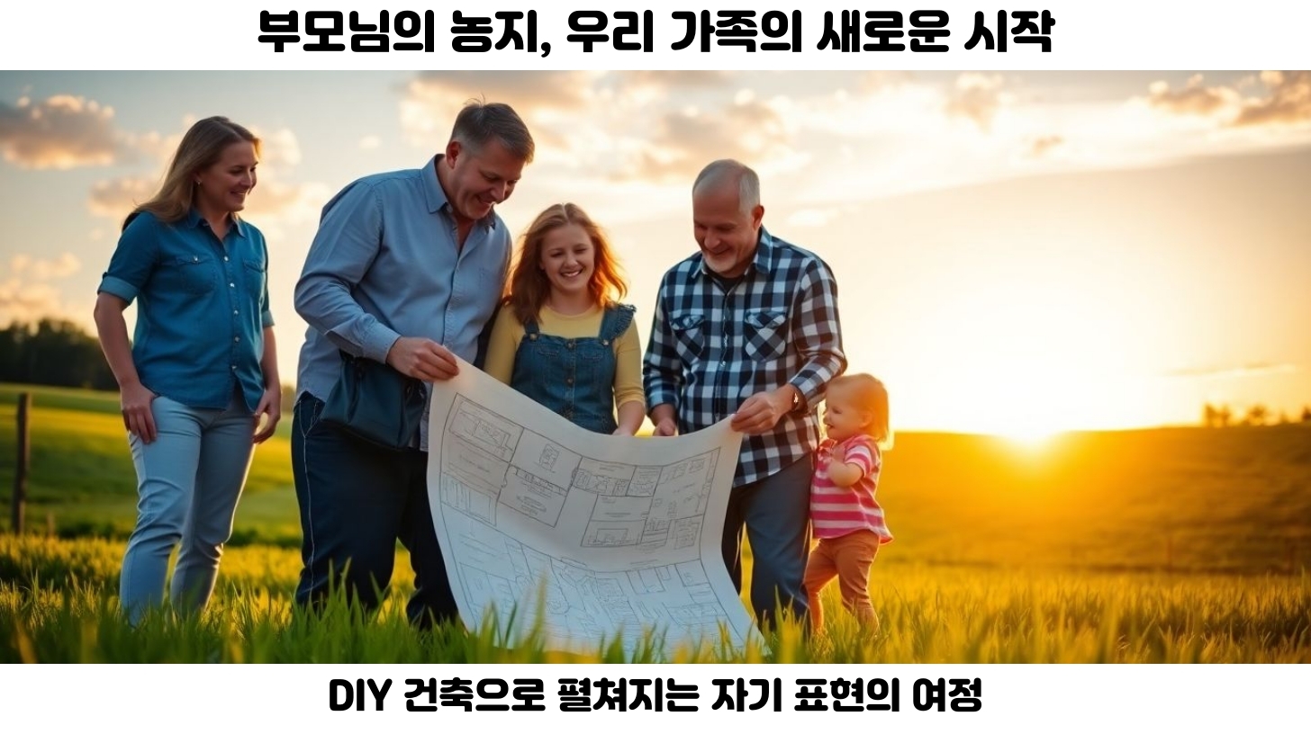 부모님의 농지에서 시작된 DIY 건축 이야기