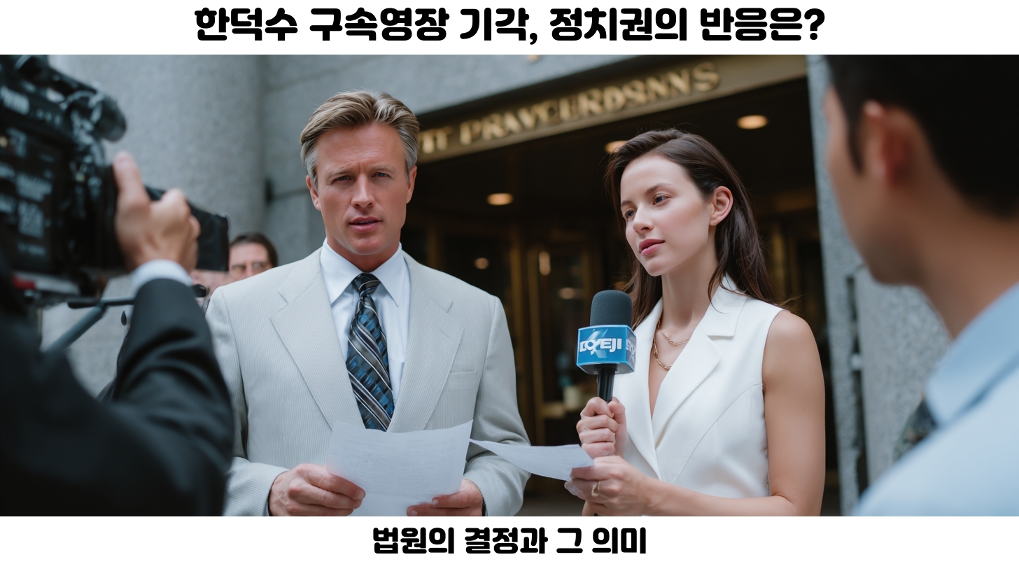 한덕수 구속영장 기각, 정치계의 반응과 향후 영향 분석 2 한덕수 구속영장 기각의 배경과 경과