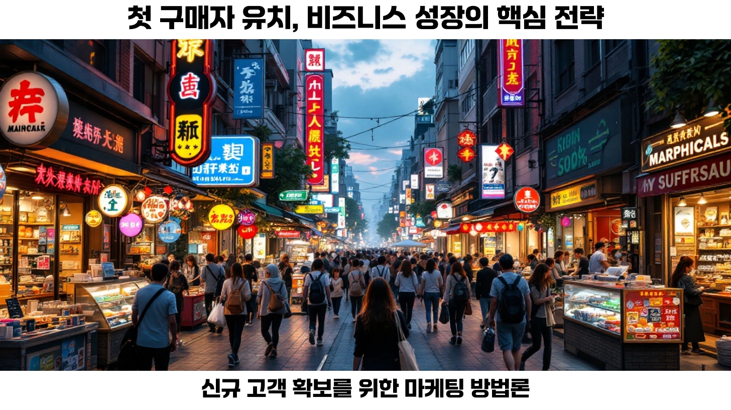 첫번째, 첫 구매자를 유입하는 전략에 대해 살펴보겠습니다. 많은 기업들이 처음 유입되는 고객의 관심을 효율적으로 끌어내기 위해 다양한 방법을 모색하고 있습니다.