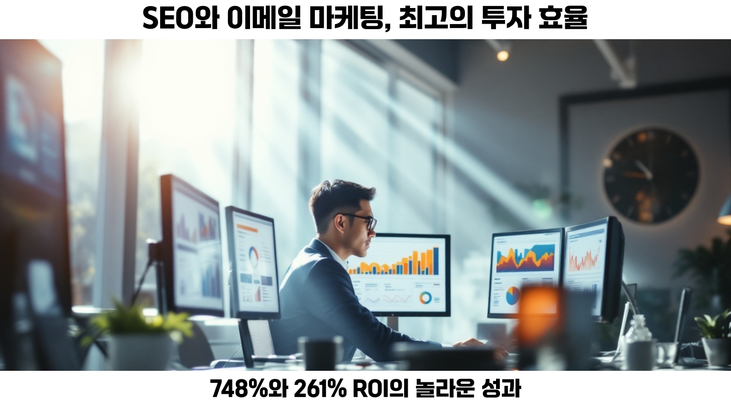 가장 ROI가 높은 마케팅 채널 분석: SEO부터 이메일 마케팅까지 3 두번째, 이메일 마케팅은 높은 ROI를 기록하는 채널 중 하나입니다.