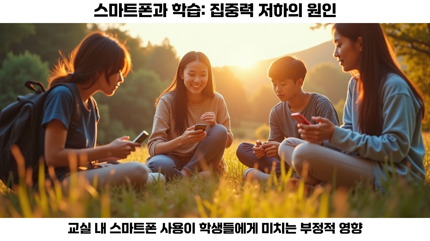 교실에서의 스마트폰 금지가 청소년에게 미치는 영향