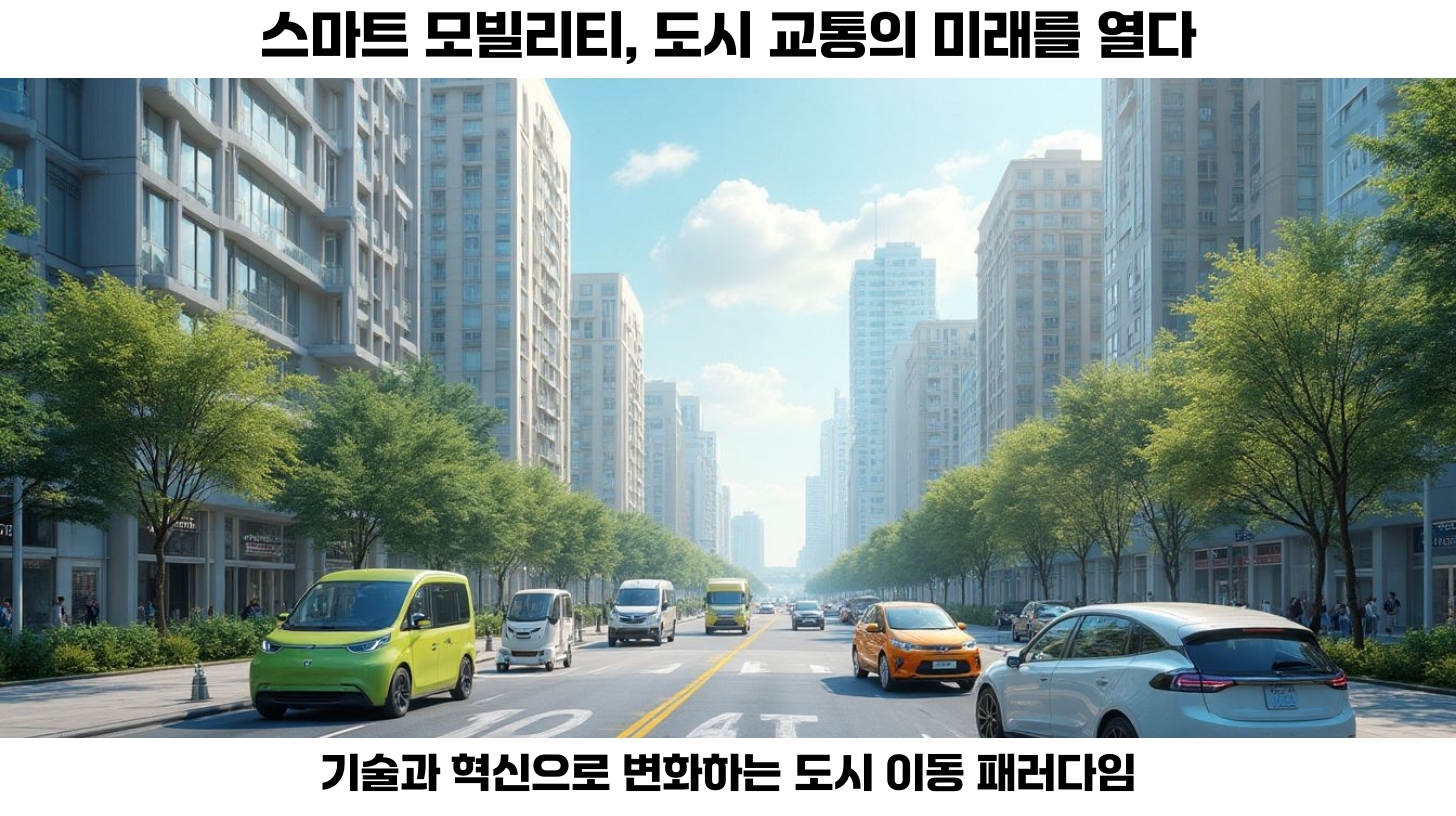 스마트 모빌리티의 미래: 공유 전기차와 스마트 주차가 만드는 도시 교통 혁신 2 스마트 모빌리티