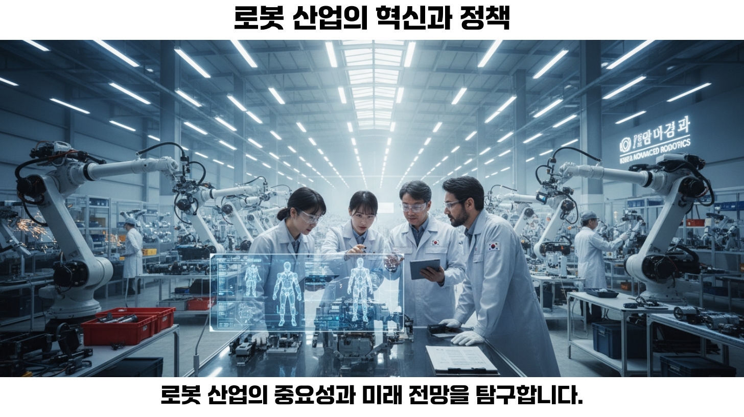 로봇 산업 정책 변화가 미치는 영향과 기회