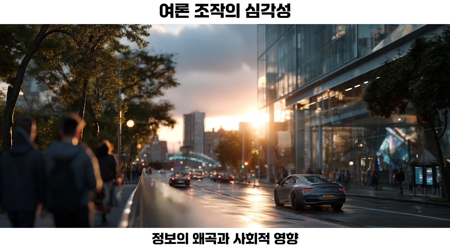 검색어 조작 논란: 정치적 이슈와 여론 조작의 본질 분석 3 최근의 정치적 이슈와 여론 조작 사례