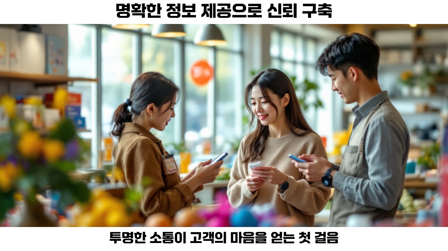 명확한 정보 제공의 중요성