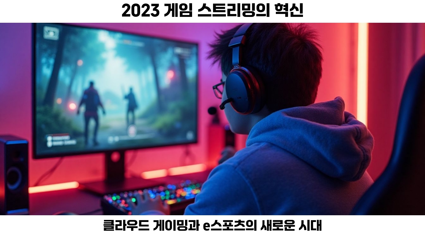 게임 스트리밍의 현재와 미래: 클라우드 게이밍의 장점