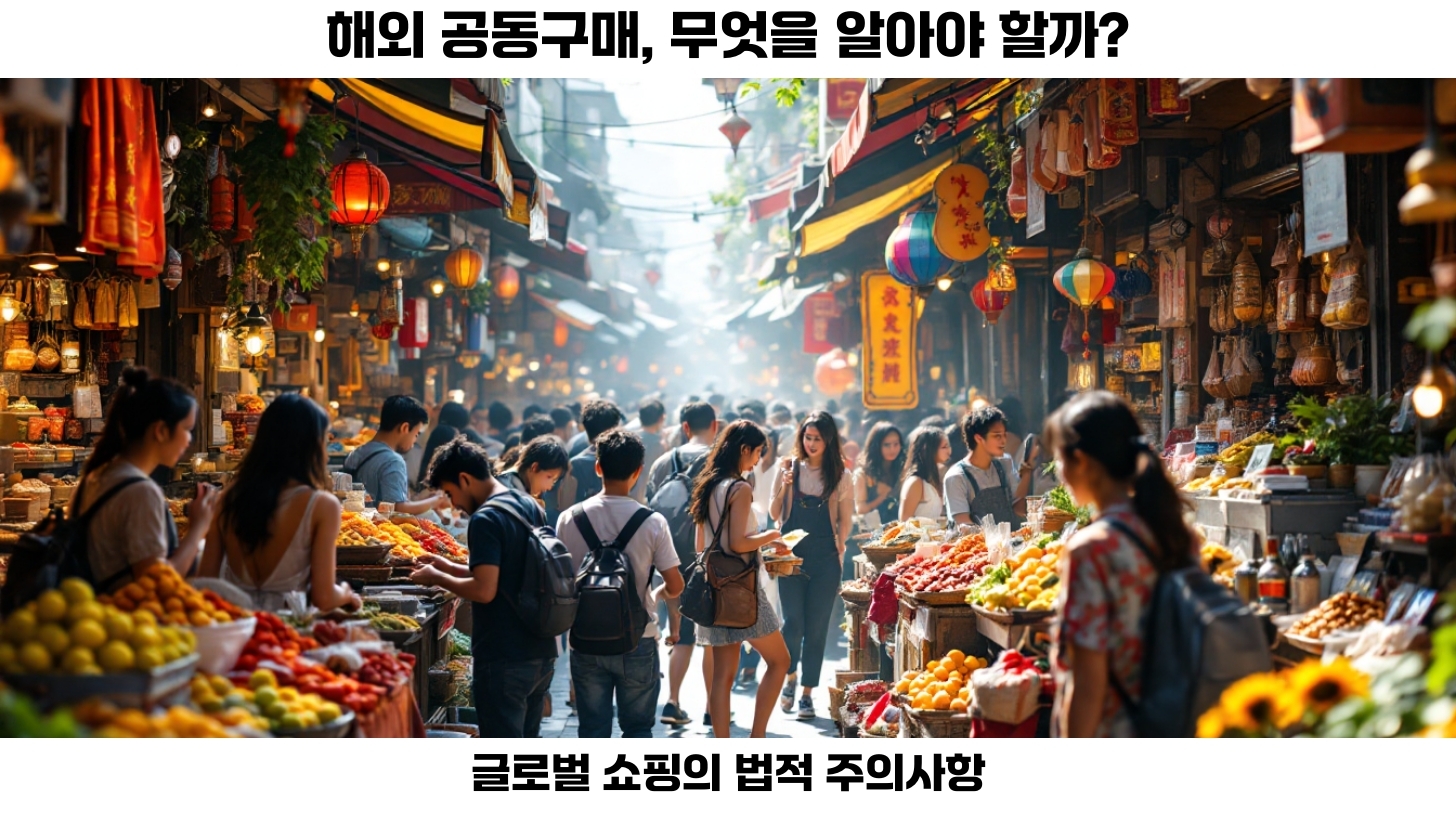 해외 공동구매: 법적 이슈와 주의할 점 알아보기 2 첫번째 해외 공동구매는 최근 글로벌 쇼핑 트렌드로 자리잡고 있습니다.
