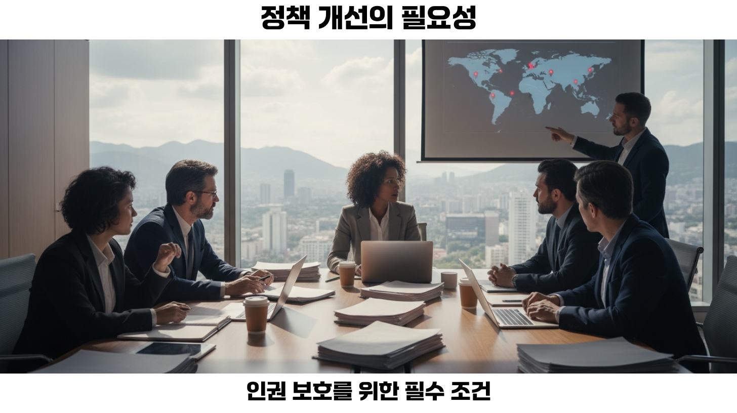 인권 문제 해결을 위한 국제 사회의 노력과 정책 개선 방안 4 인권 보호