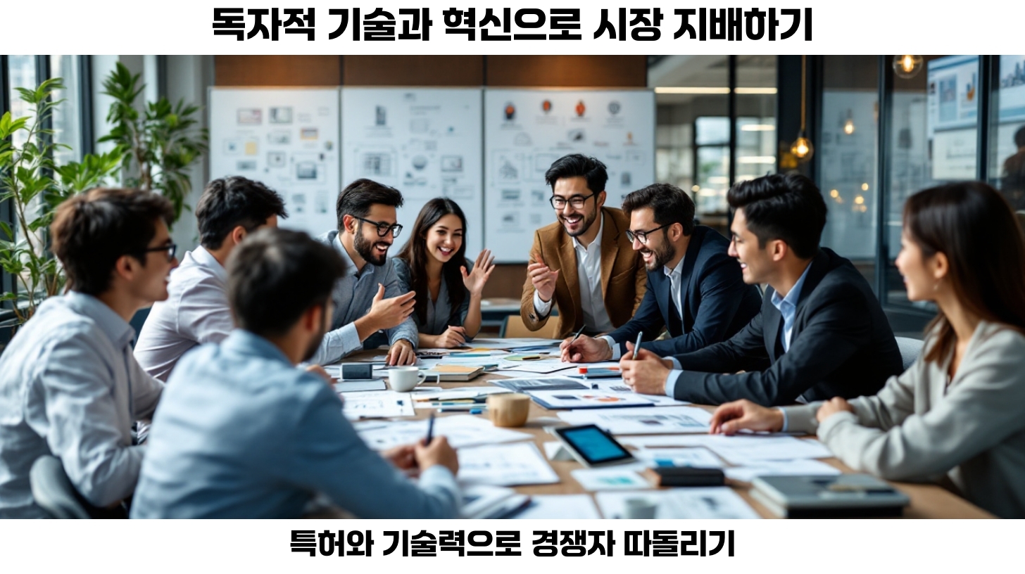 독점 상품 확보를 위한 7가지 전략: 시장 지배력을 높이세요 4 세 번째는 독자적 기술 및 혁신 개발입니다.