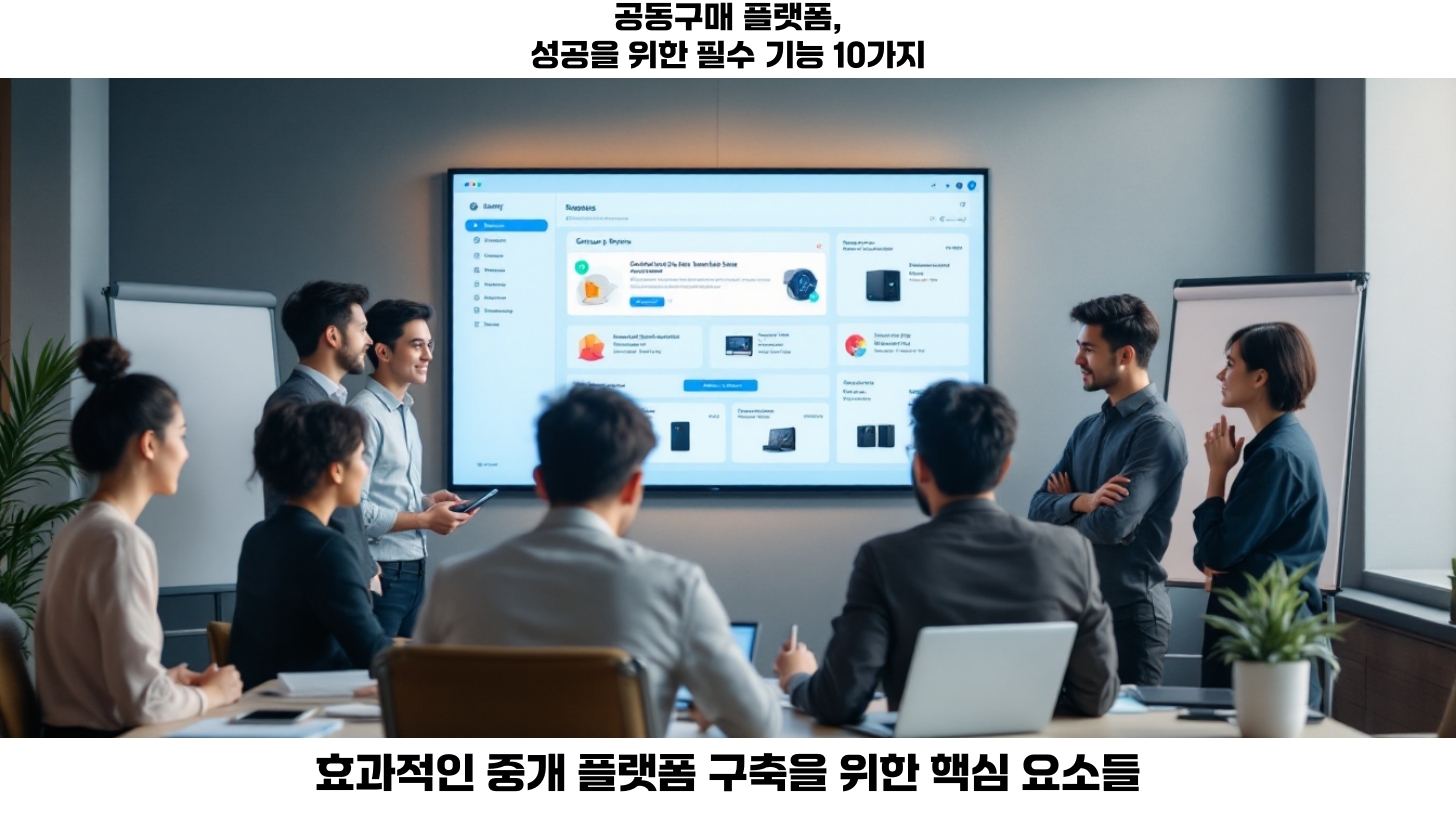 공동구매 중개 플랫폼 구축 필수 기능 10가지 알아보기 2 첫번째, 공동구매 플랫폼 구축 시 필요한 기능은 다양하며, 사용자 경험을 극대화하기 위한 다양한 요소들이 필요하다.