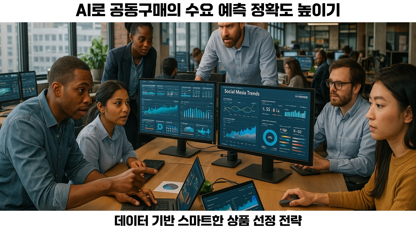 #공동구매 #수요예측 #AI #머신러닝 #데이터분석 #예측모델 #자동발주 #재고관리 #트렌드분석 #비즈니스전략