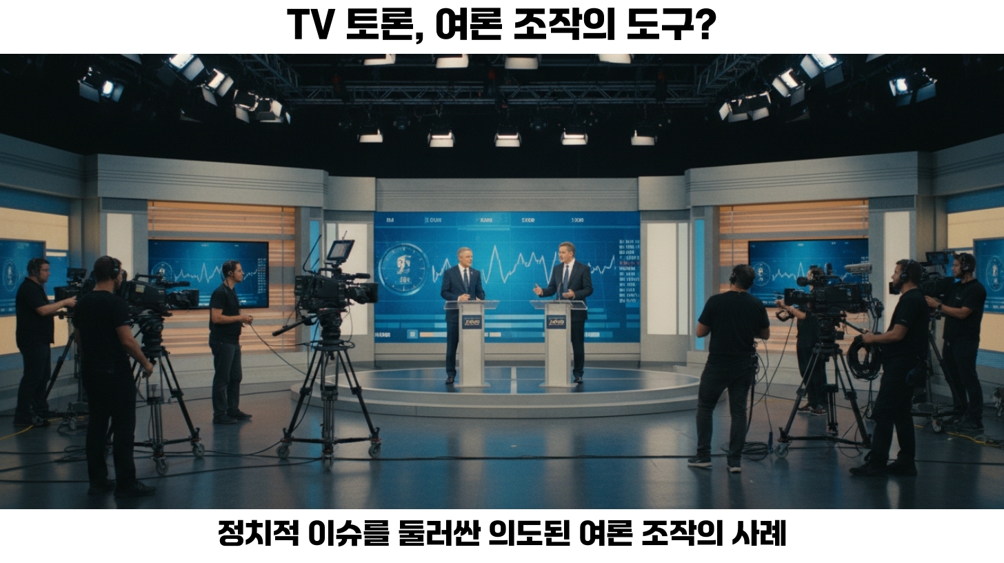 한동훈의 TV 토론, 여론 조작과 정치적 파장의 사회적 영향 분석 3 여론 조작의 실체와 그 영향