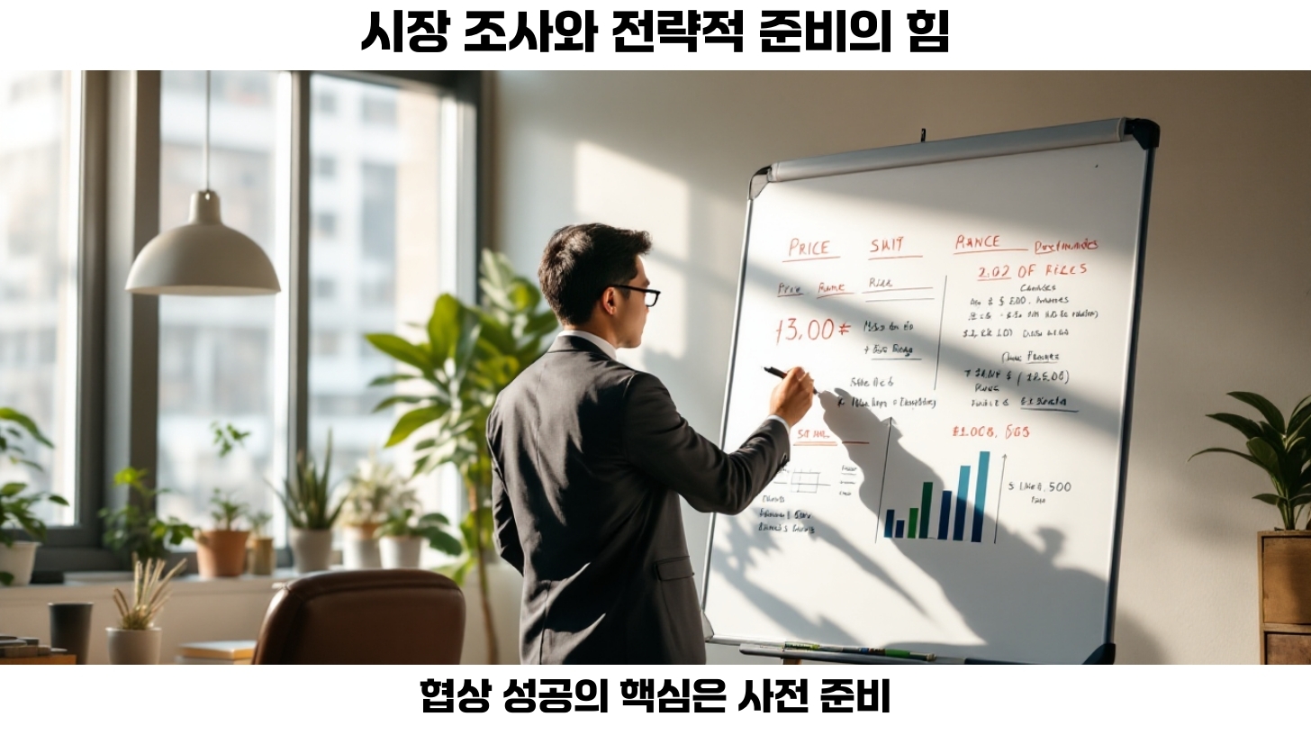 단가 협상에서 유리한 조건을 이끌어내는 8가지 전략 3 시장 조사