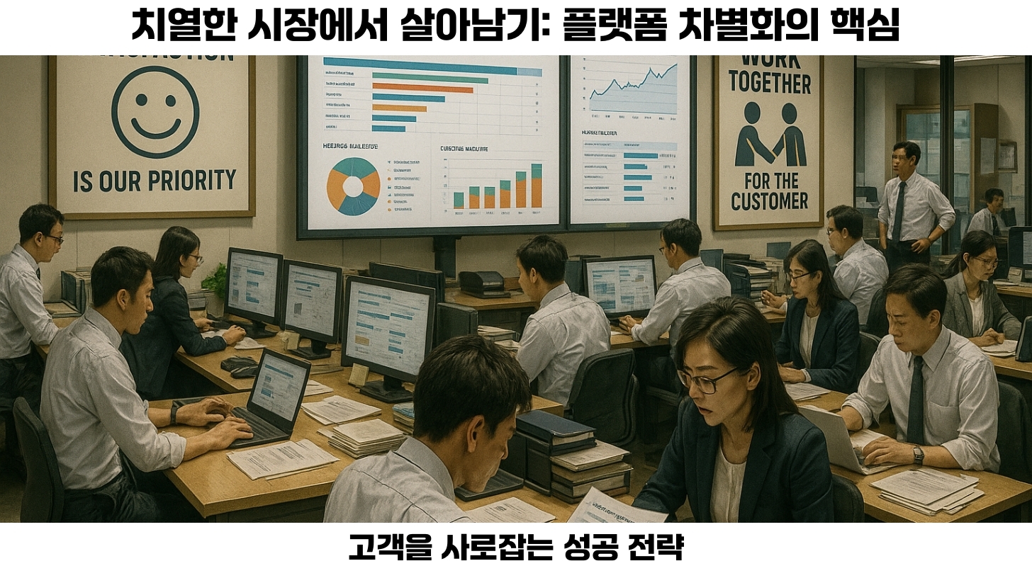 경쟁 플랫폼과의 차별화 요소: 성공의 비결을 찾아서 2 #차별화전략 #고객중심 #AI추천시스템 #통합서비스 #브랜드커뮤니케이션 #플랫폼전략 #시장경쟁