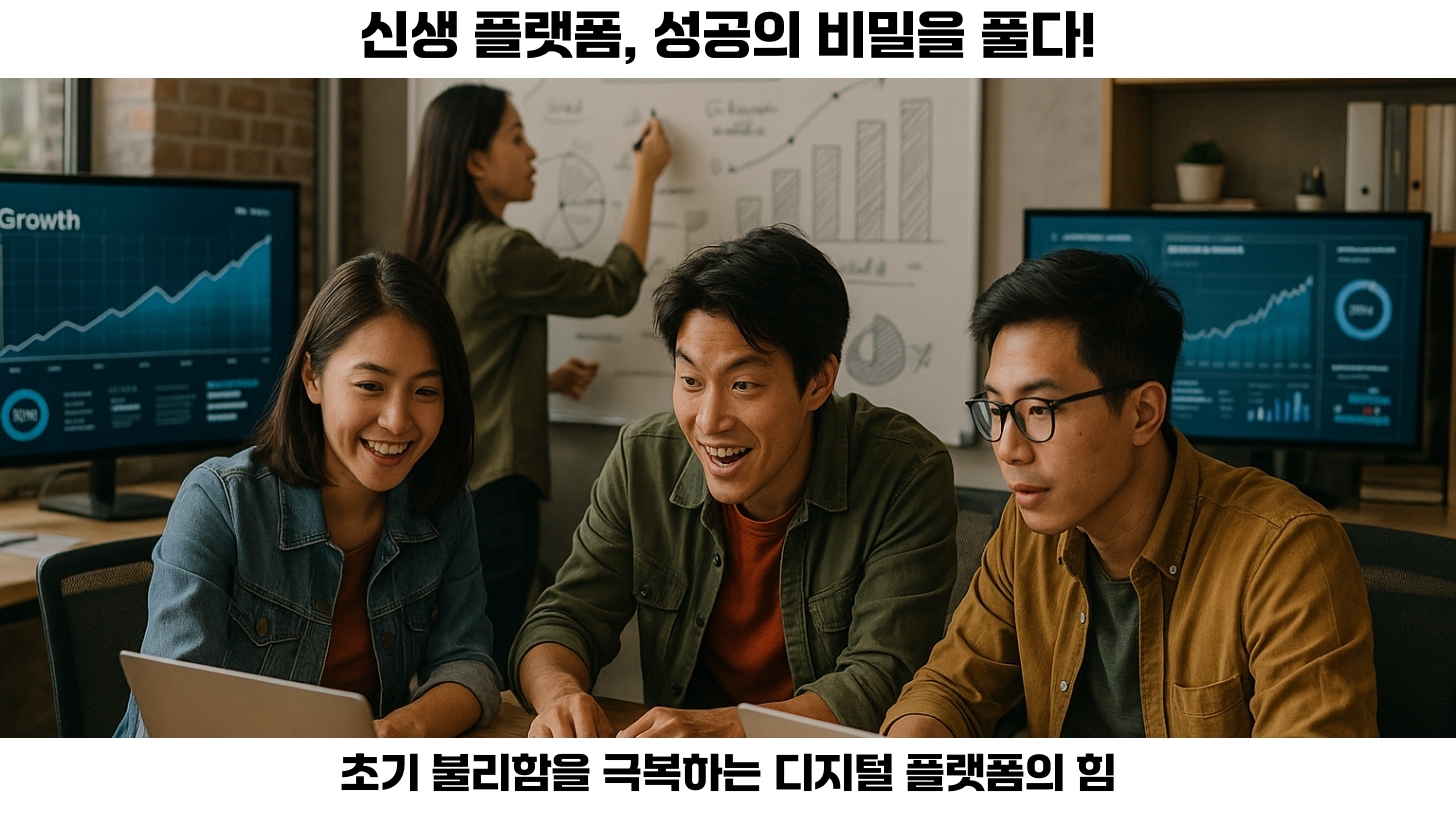 #신생플랫폼 #성공사례 #사업전략 #디지털플랫폼 #수익구조 #브랜드인지도 #고객소통 #네트워크효과