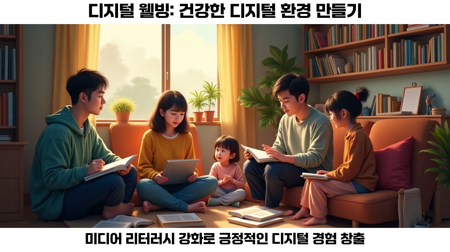 디지털 웰빙: 미디어 리터러시 강화를 통한 건강한 디지털 환경 조성