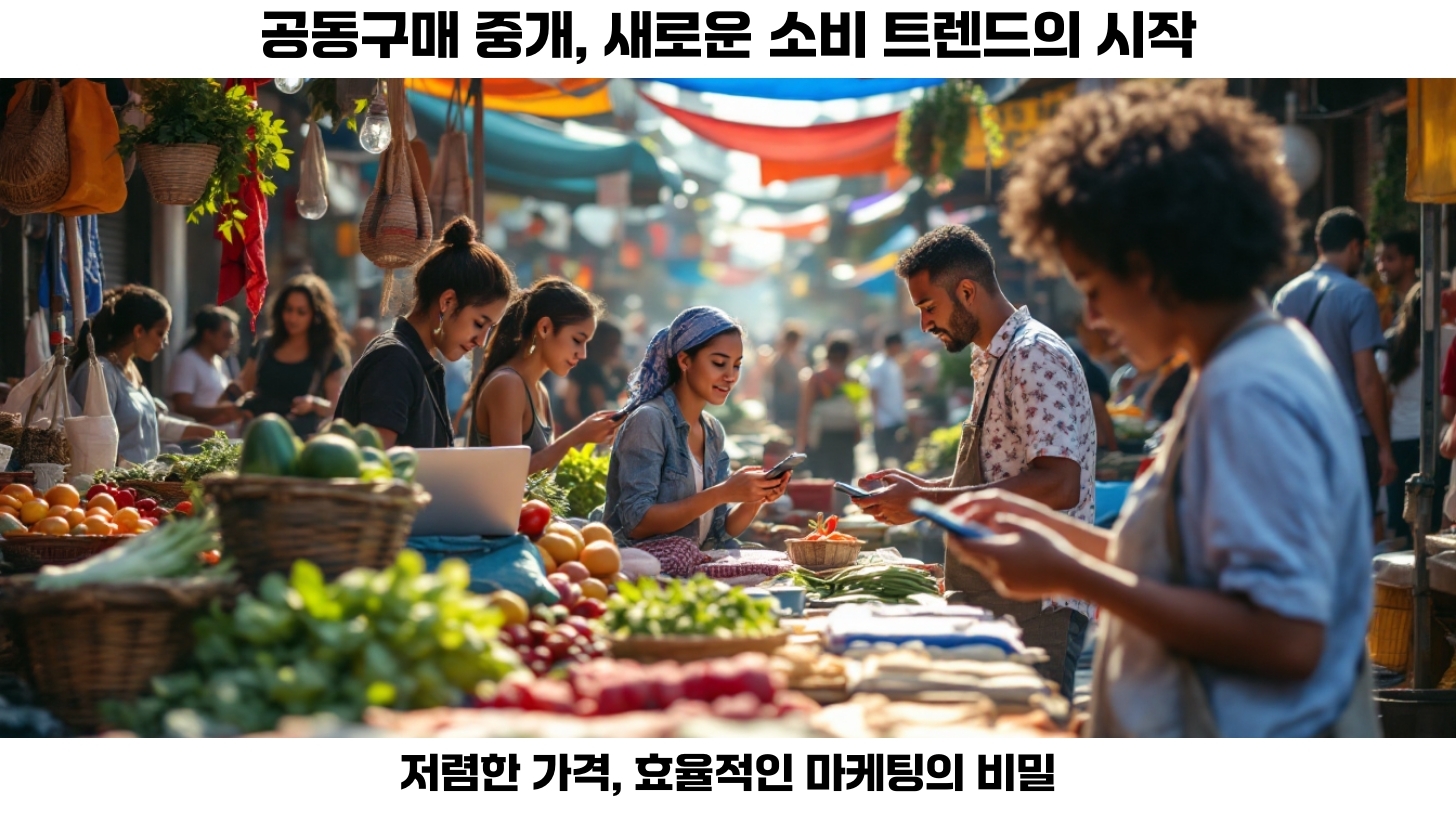 공동구매 중개의 기본 원리: 효율적인 마케팅과 신뢰 구축 2 첫번째, 공동구매 중개는 최근 몇 년간 소비자와 판매자 간의 새로운 거래 방식으로 자리 잡고 있습니다.