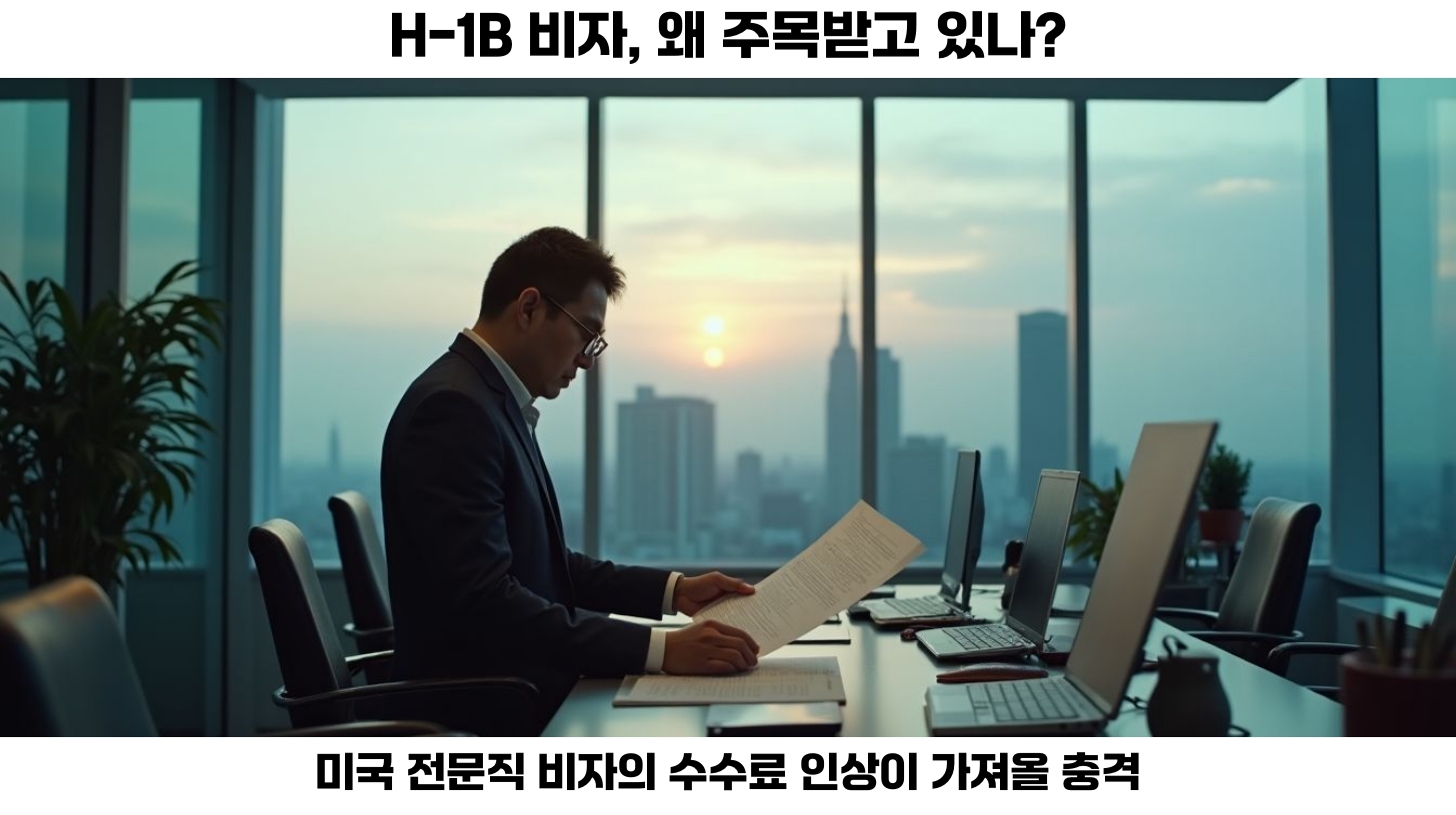 H-1B 비자 수수료 증가의 배경과 이슈