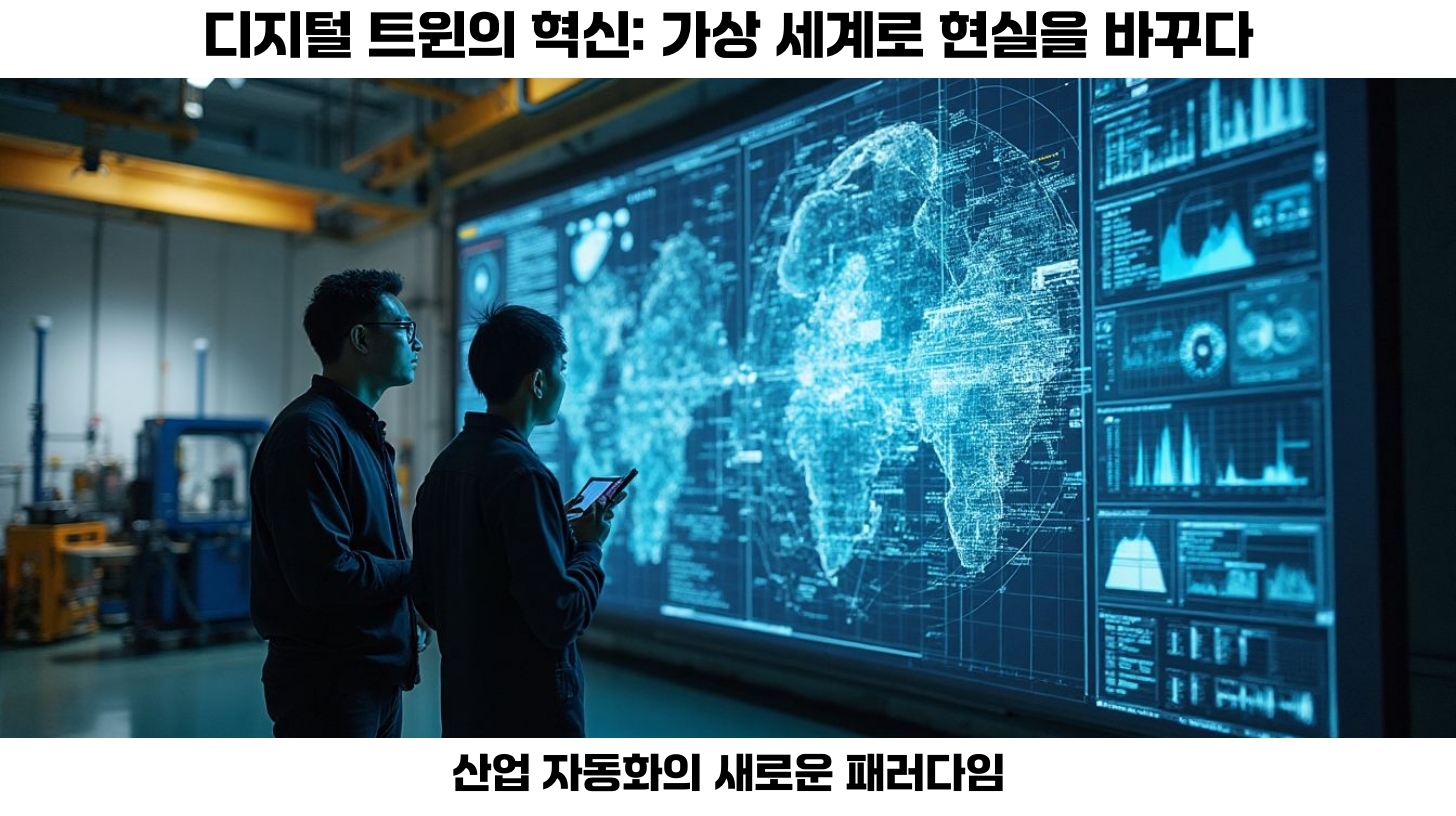 디지털 트윈의 혁신: 가상 시뮬레이션이 산업 자동화를 이끄는 방법 2 디지털 트윈과 가상 시뮬레이션의 개념 이해하기