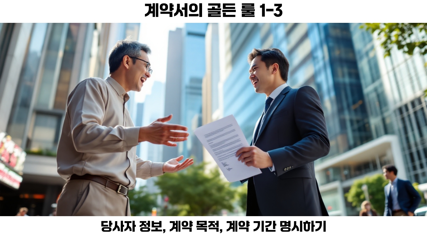 두 번째로, 계약의 목적을 분명히 할 필요가 있습니다. 어떤 거래를 위해 계약을 맺는지를 구체적으로 명시해 주어야 합니다. 이는 거래의 종류와 범위, 그리고 서로의 기대를 명확히 하는 데 도움이 됩니다.