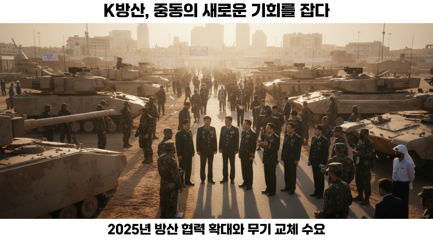 2025년 방산 협력 확대: K방산의 중동 시장 진출과 무기 교체 수요 2 K방산의 글로벌 방산 협력 현황과 미래 전망