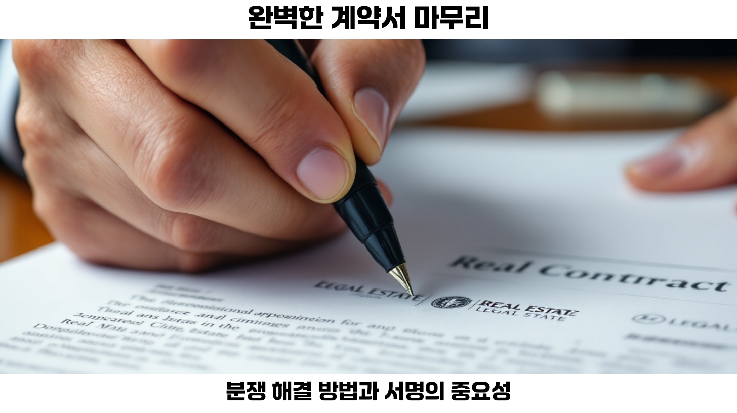 추가로 부동산 거래의 경우 반드시 '디스클로저(판매 부동산 상태 공개서류)'를 작성해야 합니다. 이는 부동산의 구조적 문제, 새는 곳, 무허가 건축 등 중요한 사실을 기재하는 서류입니다.