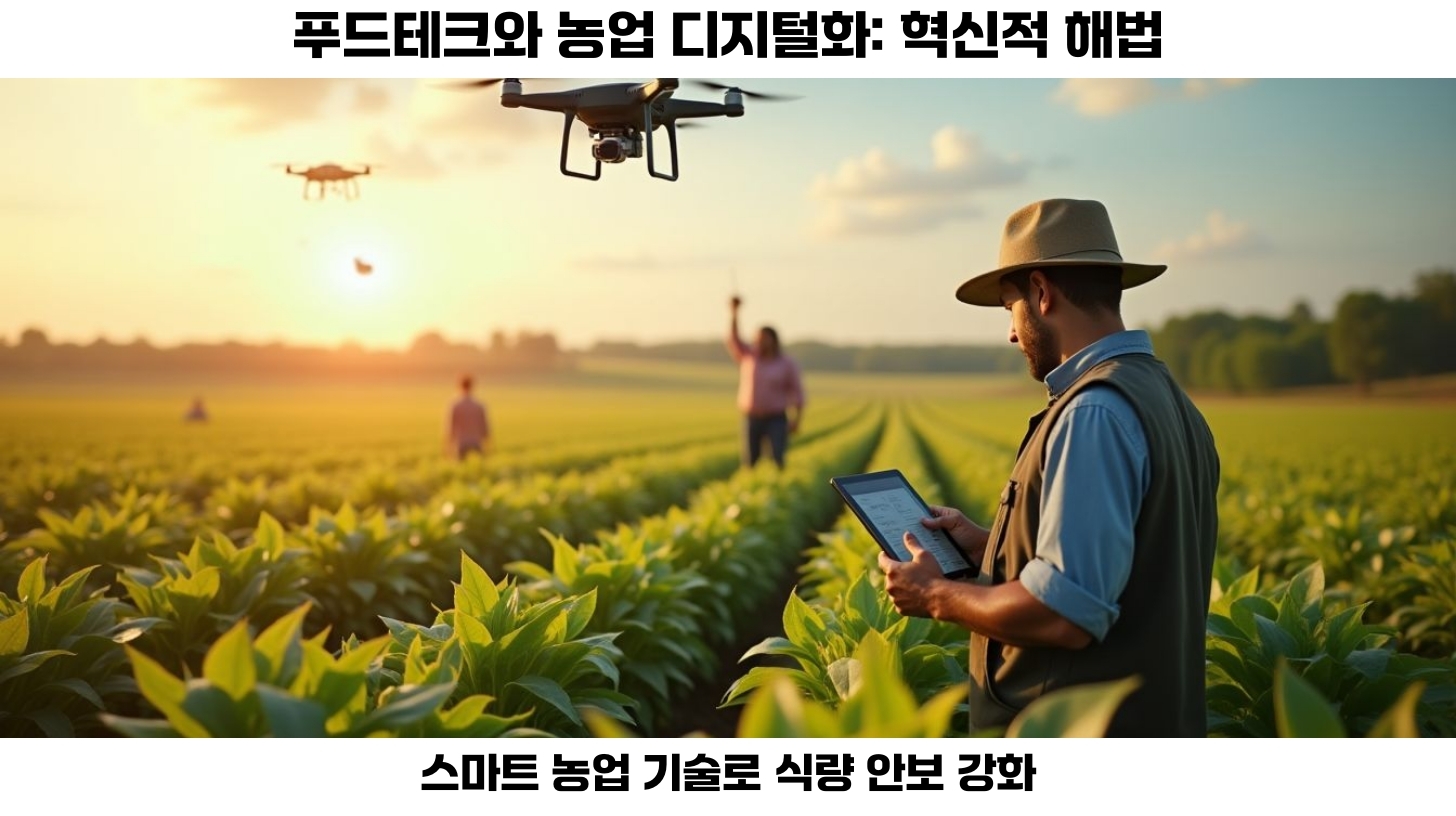 푸드테크 혁신이 식량 안보에 기여하는 방법