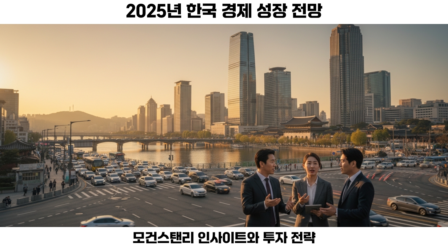 2025년 한국 경제 성장 전망: 모건스탠리 인사이트와 투자 전략 2 모건스탠리가 전망하는 한국 경제의 주요 성장 동력