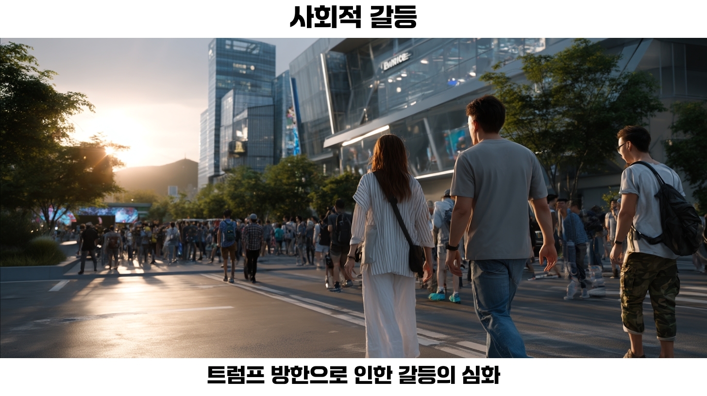 트럼프 방한 이슈: 정치적 반응과 사회적 갈등의 진단 4 사회적 갈등과 반대 시위의 현황