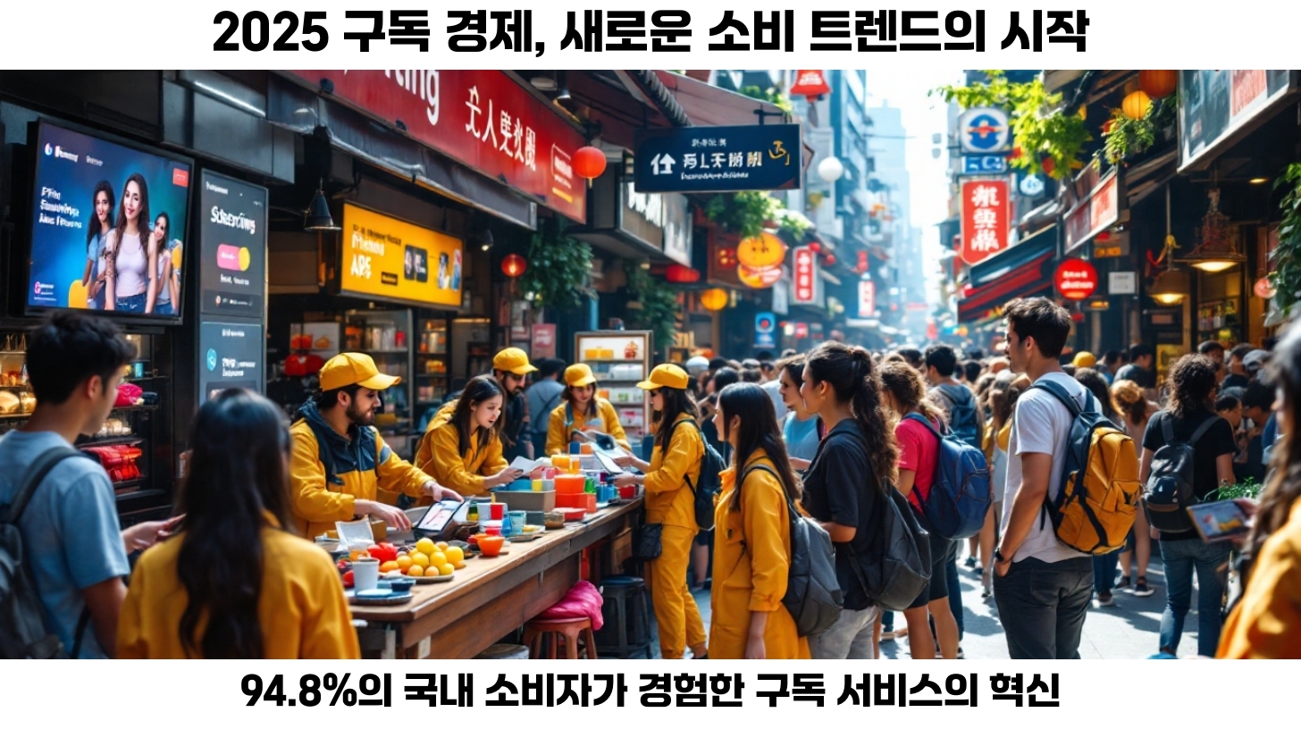 첫번째, 현대 사회에서 구독 경제는 더 이상 새로운 개념이 아닙니다.