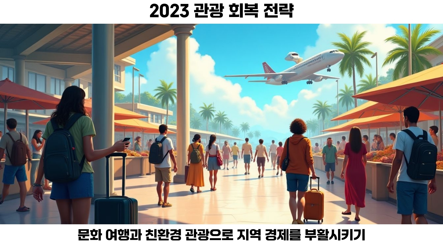 2023 관광 회복 전략: 문화 여행과 친환경 관광으로 지역 경제 부활 시키기 2 관광 회복 전략의 중요성: 포스트 팬데믹 시대의 새로운 길