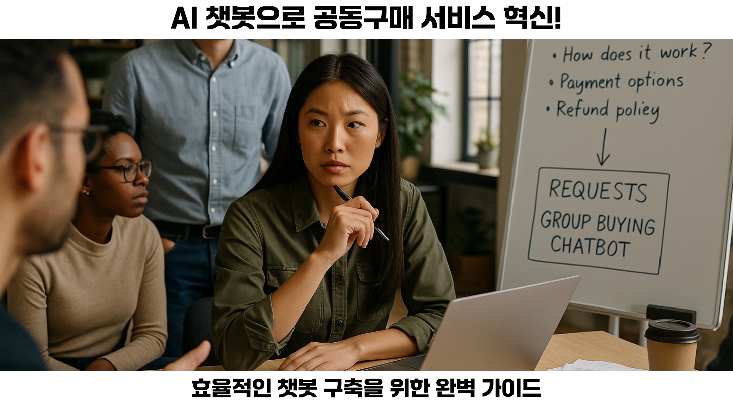 AI로 만드는 공동구매 전용 챗봇: 구축 절차 완벽 가이드 2 #AI챗봇 #공동구매 #챗봇구축 #자연어처리 #사용자경험 #기술가이드 #비즈니스혁신
