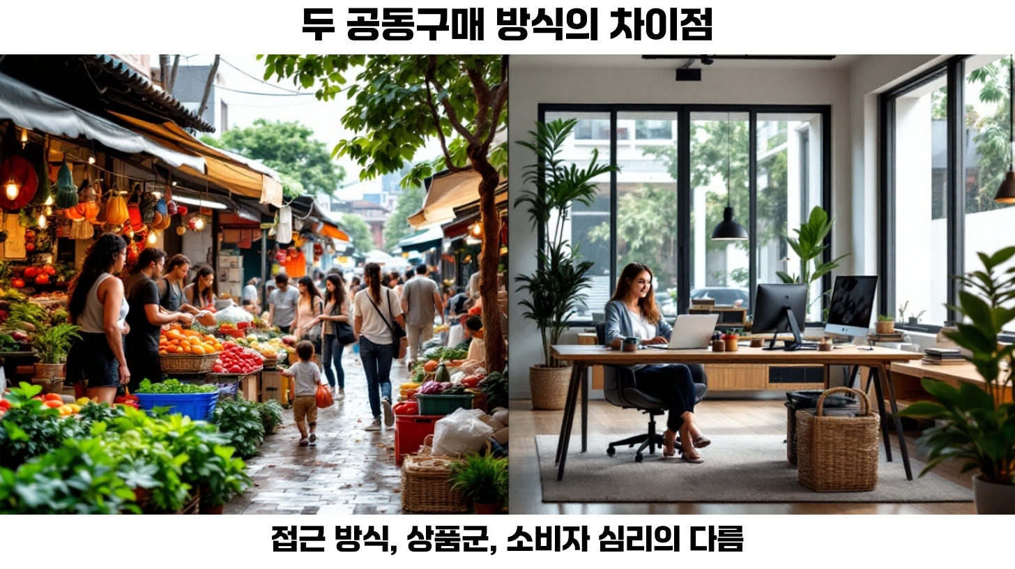 구매 방식의 차이