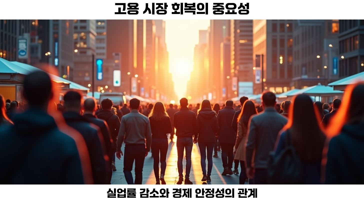 고용 시장 회복의 주요 요인 분석