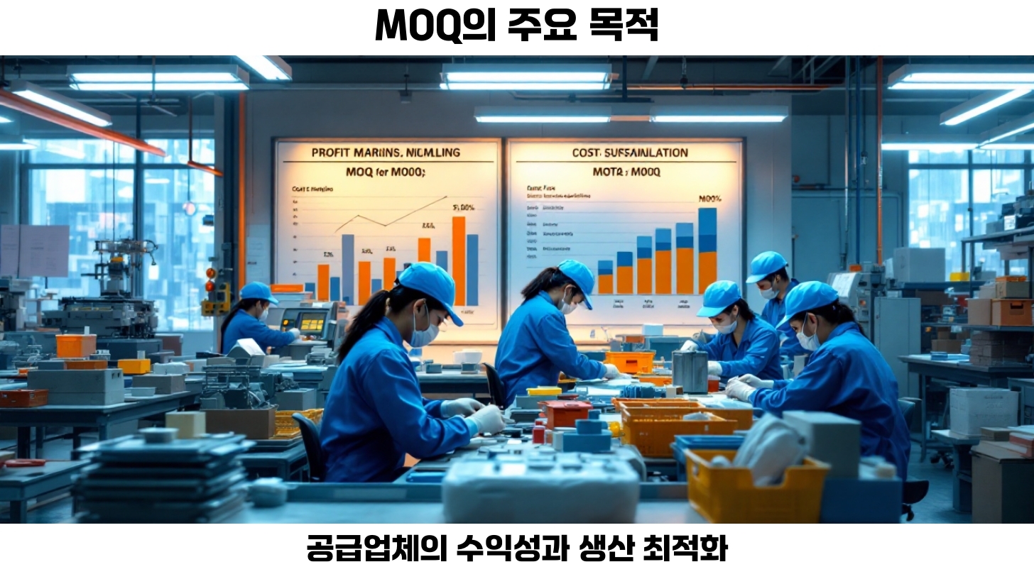 MOQ는 재고 및 물류 관리 측면에서도 중요한 역할을 합니다.