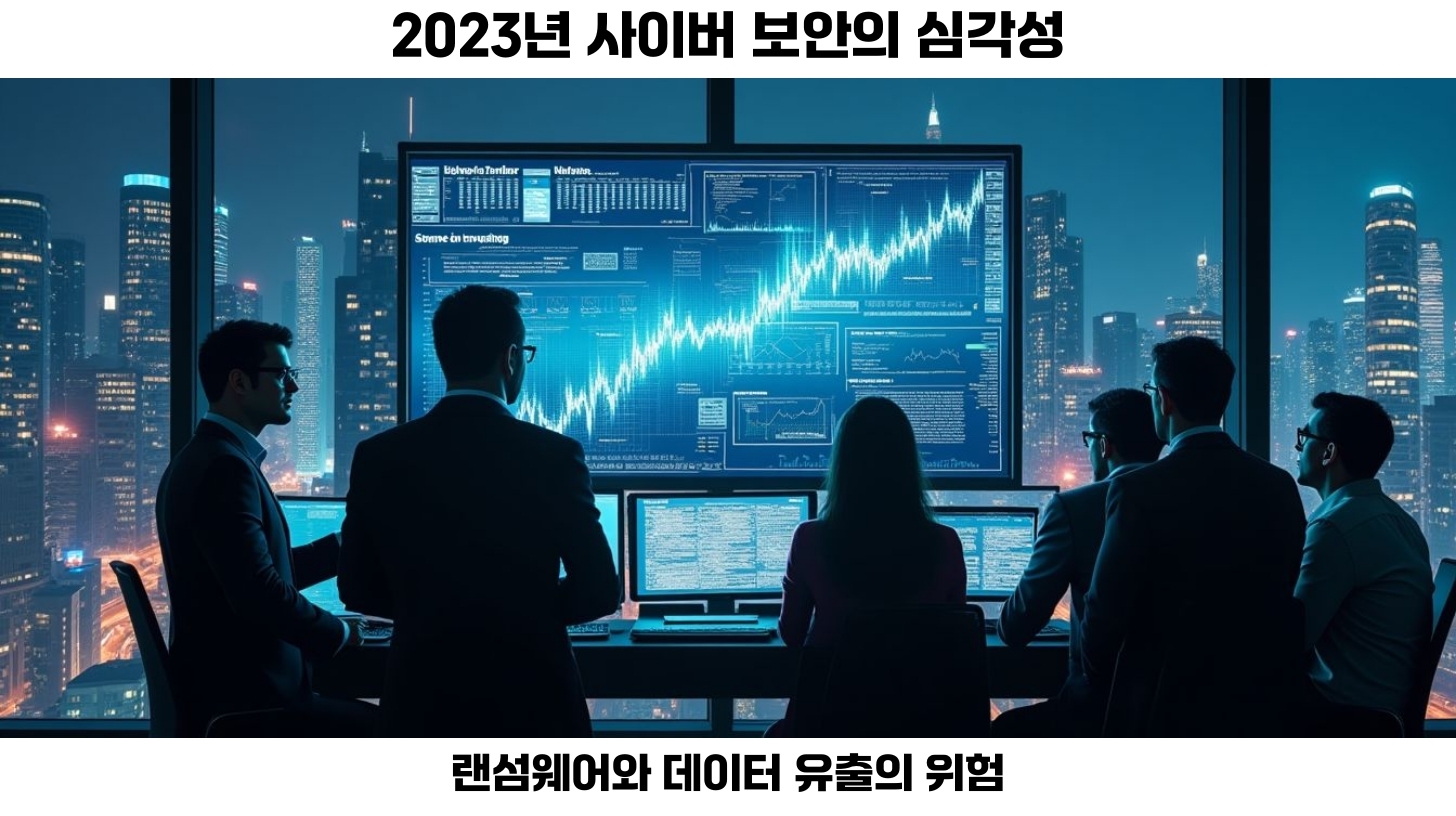 랜섬웨어 증가 추세와 피해 사례