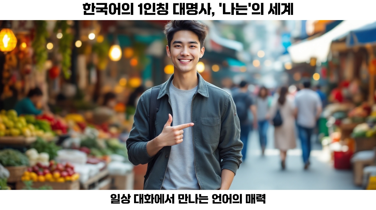 첫번째, 한국어에서 1인칭 주격 조사인 '나는'은 화자가 자신을 가리킬 때 사용하는 표현 중 하나입니다.