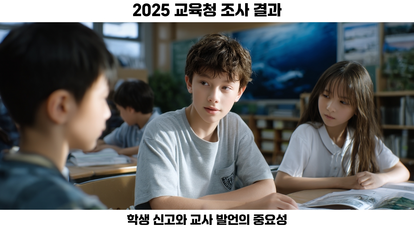 2025 교육청 조사 결과: 학생 신고와 교사 발언이 만든 교육 문제와 갈등 해결 방안 2 학생 신고의 중요성과 교사 발언의 관계