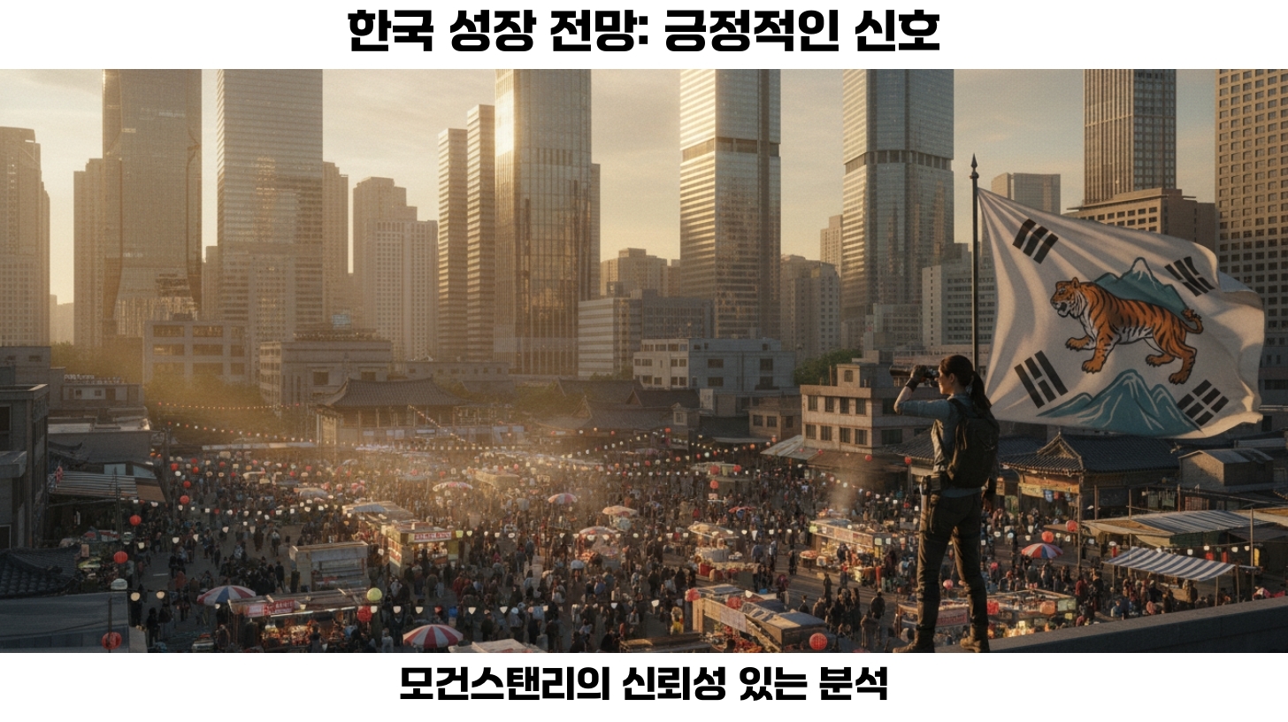 한국 성장 전망: 모건스탠리의 투자 전략과 경제 불확실성에 대한 통찰 2 모건스탠리가 분석한 한국 경제의 성장 가능성