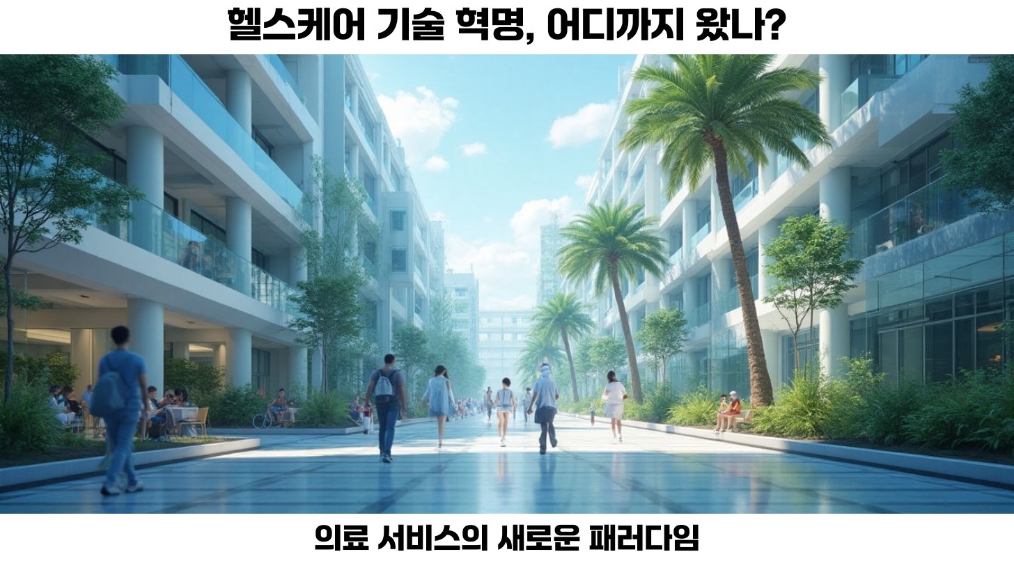 헬스케어 기술의 혁신: 원격 진료와 AI 진단의 미래 2 헬스케어 기술 혁신