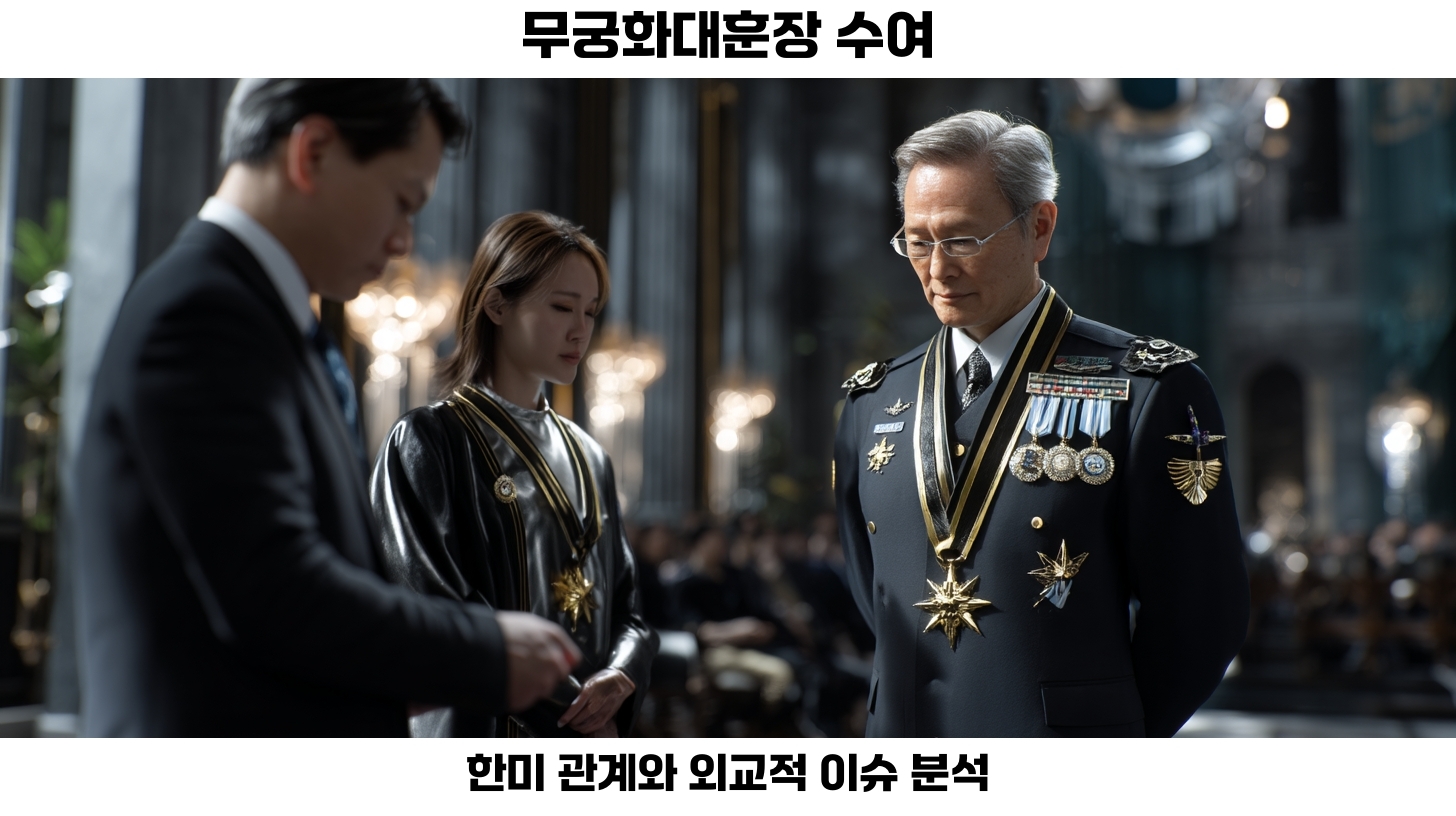 무궁화대훈장 수여와 한미 관계: 트럼프와 이재명의 외교 이슈 분석 2 무궁화대훈장 수여의 의미와 역사