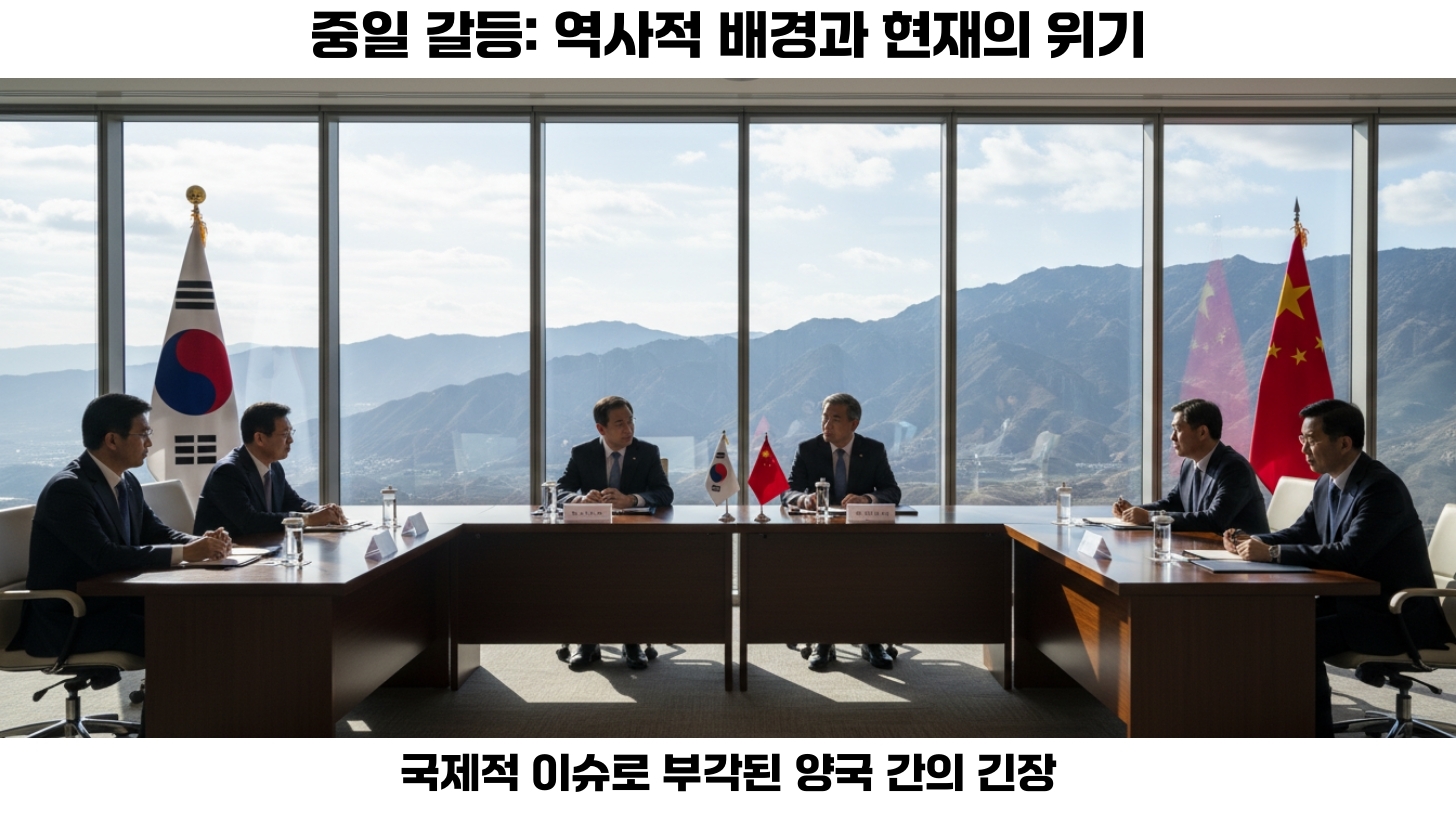 중일 갈등의 배경과 현재 상황