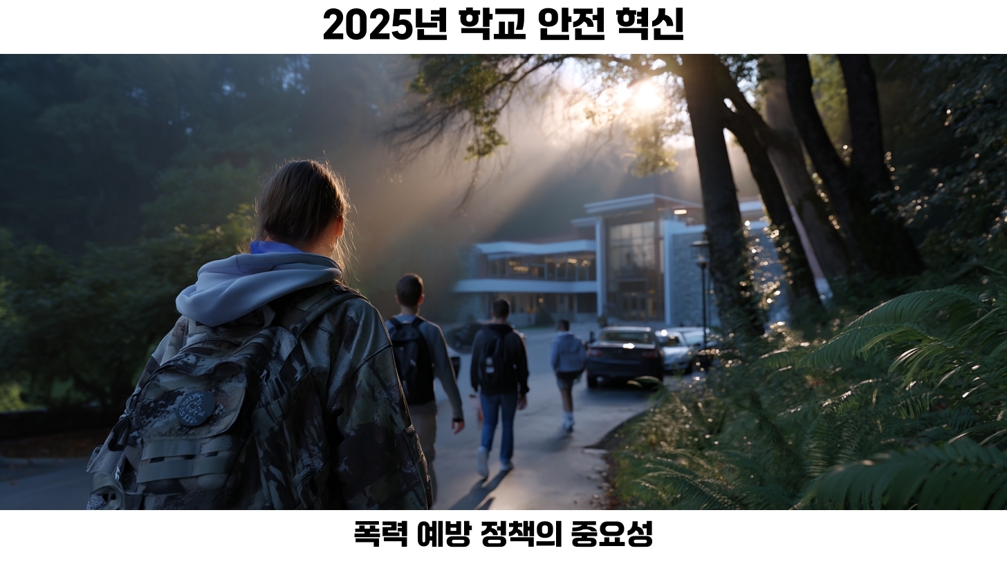 2025년 학교 안전을 위한 다양한 정책