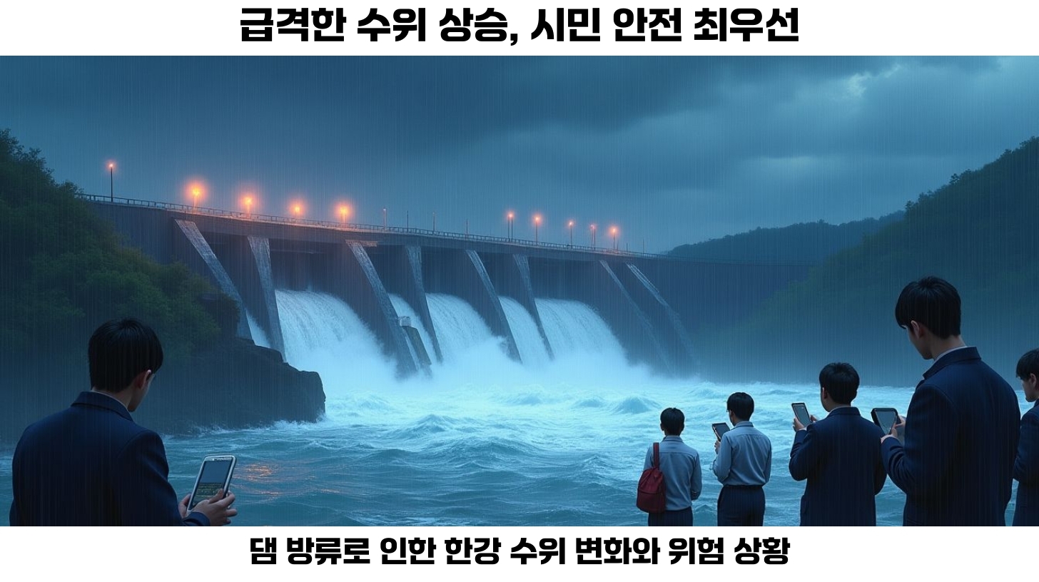 팔당댐 방류로 한강버스 운항 중단, 시민과 관광객의 불편 증가 3 집중호우로 인한 댐 방류와 그 영향